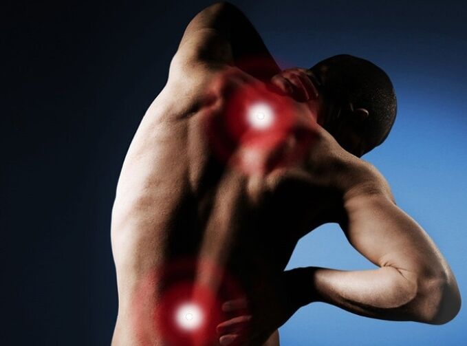 ból pleców z powodu osteochondrozy kręgosłupa